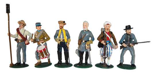 Collectible toy soldier miniature army men The Confederate State Army.