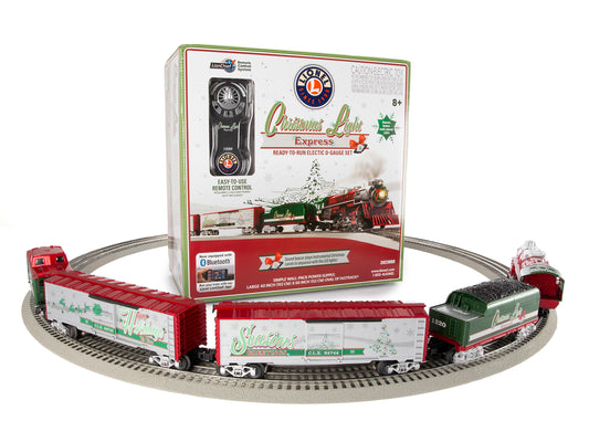 Lionel model train set Christmas Light Express LionChief.