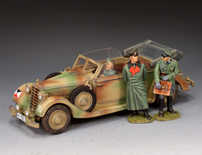 WH107 Rommel's Staff Car military miniatures