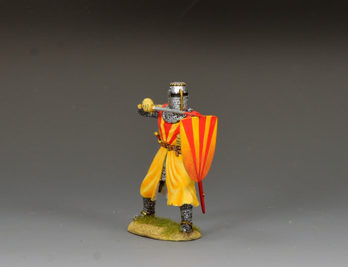 Crusader Warrior Priest with sword and shield King & Country MK250 medieval 1/30 scale matte toy soldier figure