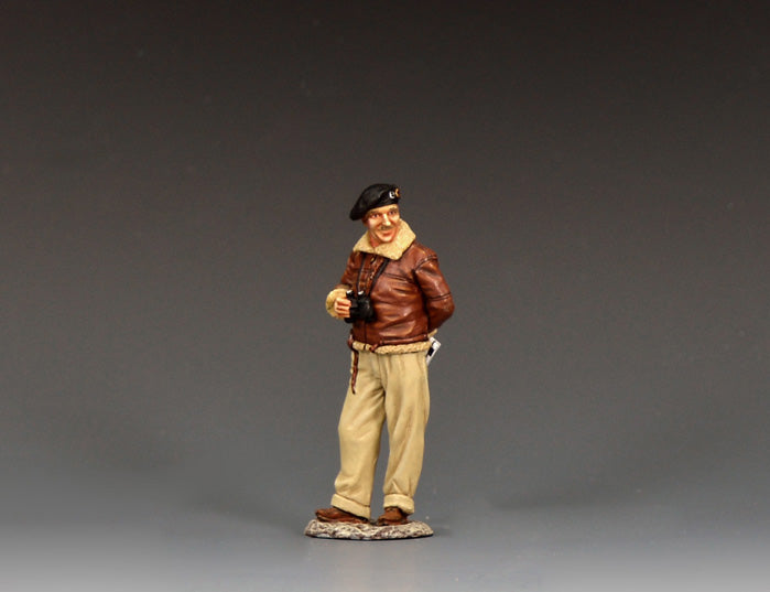 King & Country DD406 Monty in Normandy 1/30 scale matte WWII British commander figure