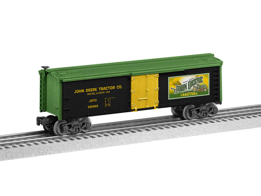 Lionel model train rail car O scale John Deere Reefer.