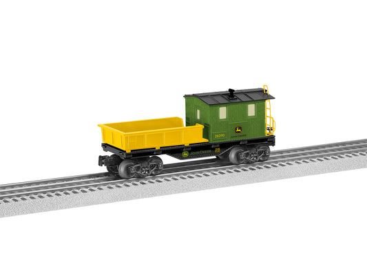 Lionel model train rail car O scale John Deere Work Caboose.
