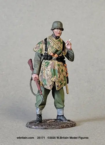 German Grenadier Smoking