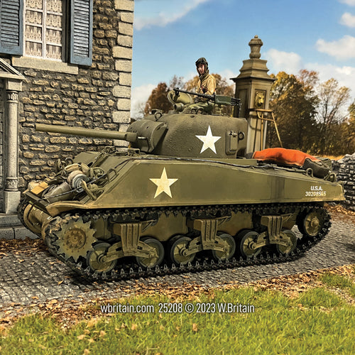 Seen on the battlefield Collectible toy soldier miniature set Sherman 9th Armored Division.