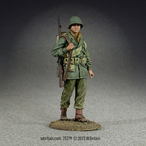 Collectible toy soldier miniature army men  442nd Infantry Regiment, U.S. Infantryman.