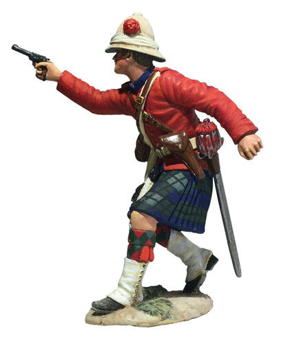 Collectible toy soldier army man 42 Highland Company Officer.