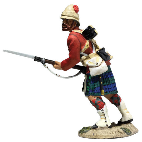 Collectible toy soldier army man 42nd Highland Bayonet Leveled.