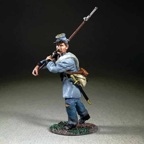 Toy soldier miniature army men Confederate Infantry Texas Brigade Advancing No.2.