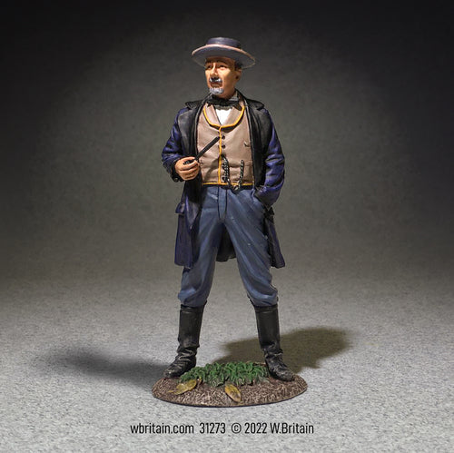 Civilian miniature figurine "Mr. Johnson" Middle-Aged Man Standing.