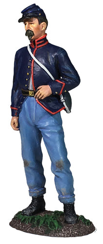Federal Artilleryman Standing With Hand On Belt
