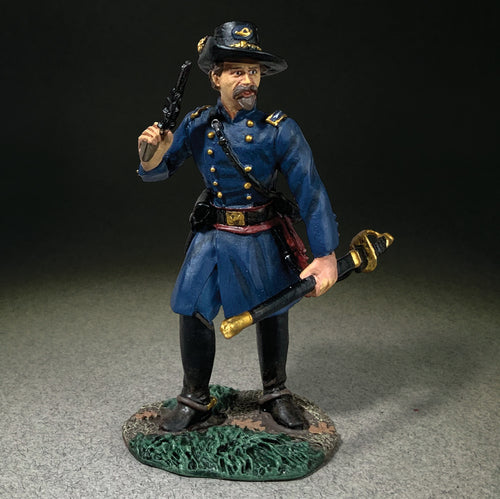 Collectible toy soldier Federal Officer Standing with Pistol.