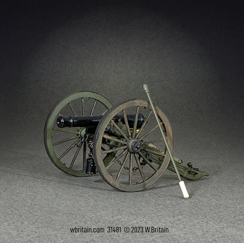Collectible toy soldier cannon M1841 6-Pound Gun.