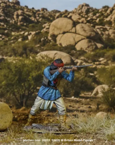 Apache Warrior Standing Firing Carbine