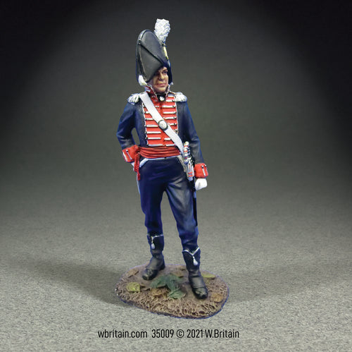 Civilian miniature figurine U.S. Militia Officer.