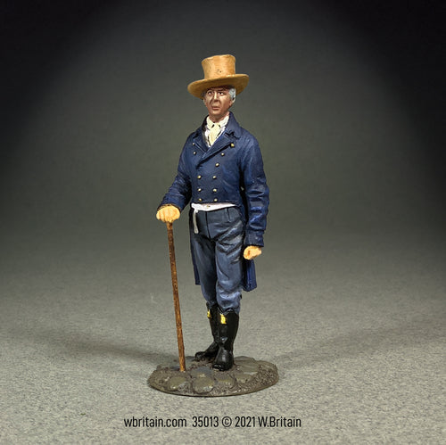 Collectible toy soldier civilian miniature figurine Mr. Simmons A Gentleman of Fashion.