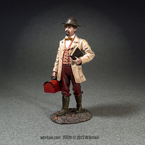 Civilian miniature figurine Friedrich The New Arrival.