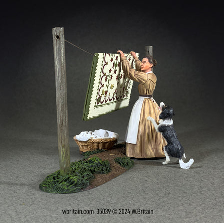 Collectible civilian miniature figurine You Are Really Not Helping.