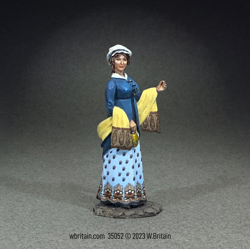 Civilian Miniature Mrs Bennet Out for a Stroll.