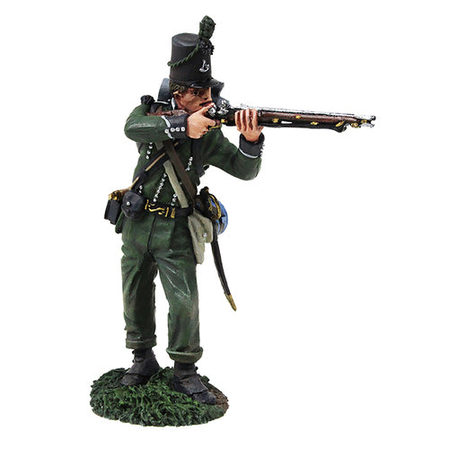 Collectible toy soldier miniature British 95th Rifles Standing Firing No.3.