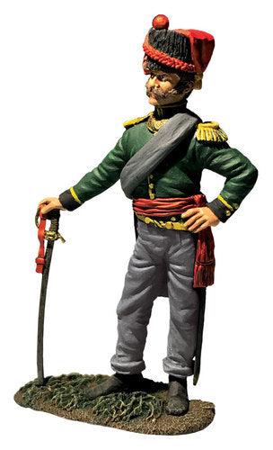 Collectible toy soldier miniature Nassau Grenadier Officer.