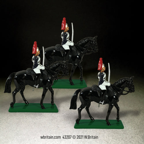 3 Mounted Blues and Royals Troopers Box Set 1