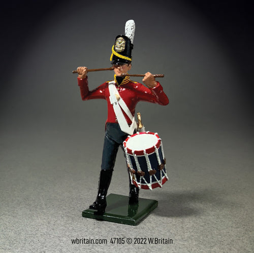 Collectible toy soldier army men U.S. War of 1812 Artillery Drummer