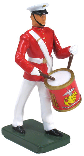 Collectible toy soldier USMC Side Drummer.