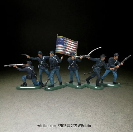 Collectible toy soldier army men Union Infantry Set No.1.