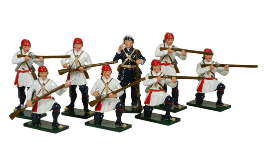 Collectible toy soldier army men Franches de la Marines.