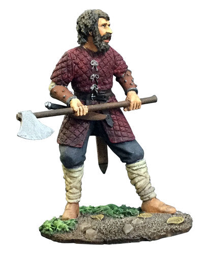 Collectible toy soldier miniature Carl Saxon/Viking Warrior with Axe.