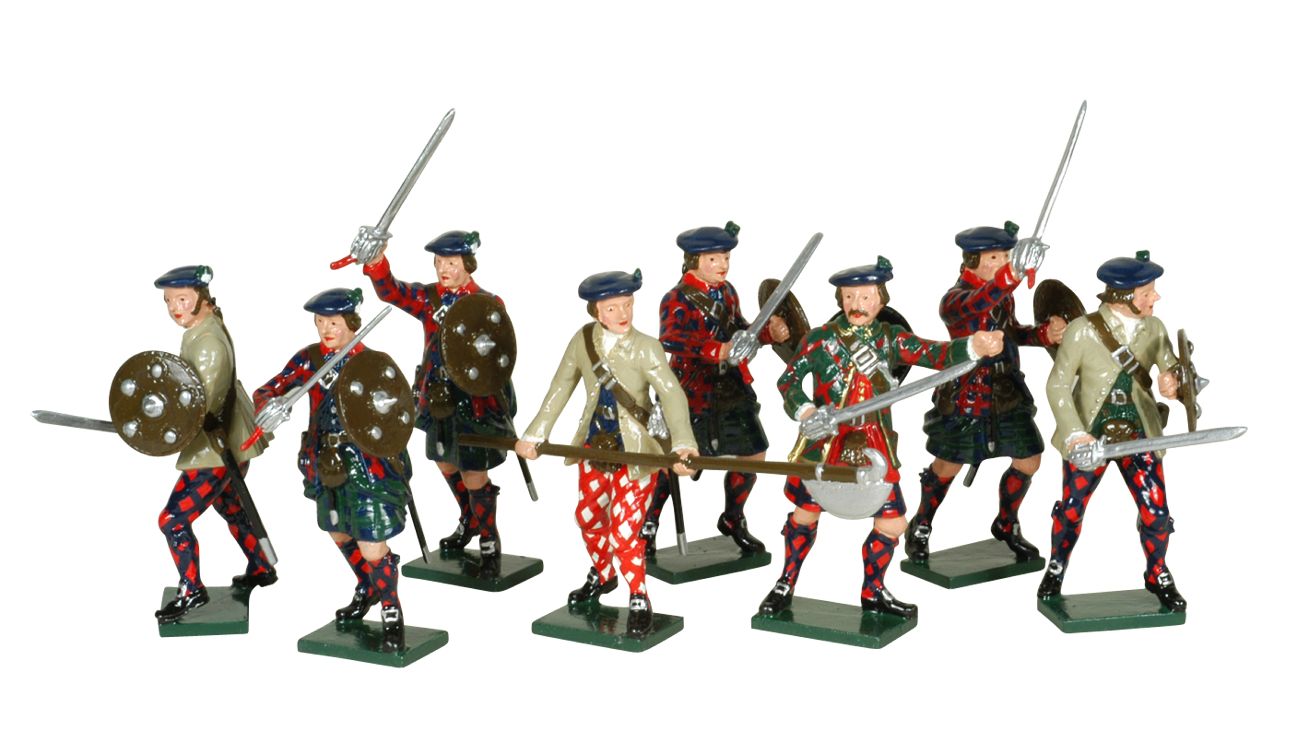 Collectible toy soldier army men The Jacobite Rebellion 1745.