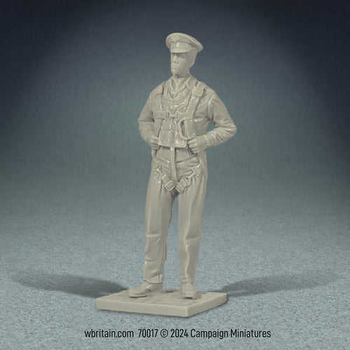 Collectible toy soldier army men U.S.A.A.F. Tuskegee Airman, 1943-45. Unpainted.