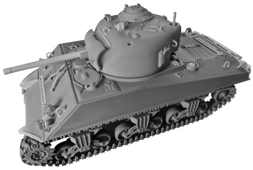 Collectible toy soldier army men The Sherman M4A3 Medium Tank.