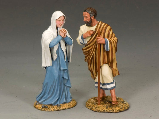 Collectible civilian miniature Jesus' Parents.