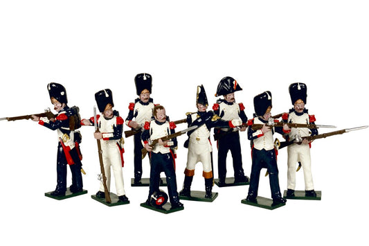 Collectible toy soldier miniature army men French Imperial Guard Grenadiers.