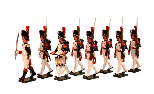 Collectible toy soldier army men French Grenadiers of the Guard.
