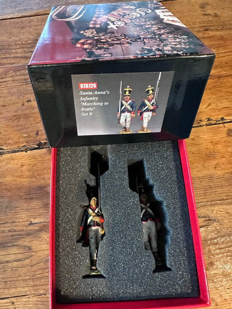 Marching to Battle (Set B) package in a classic red collectors box