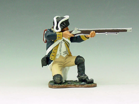 Collectible toy soldier miniature army men Kneeling Firing Rifle.
