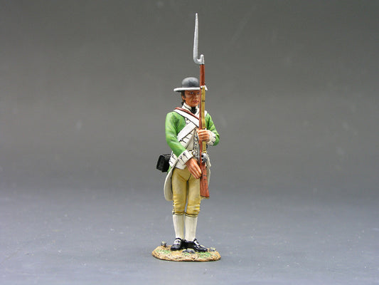 Collectible toy soldier miniature army men Present Arms.