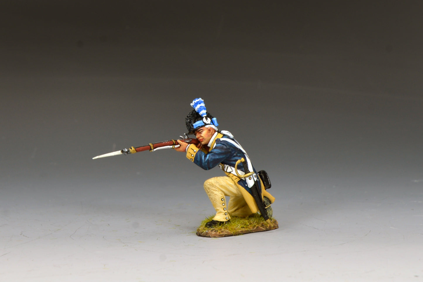 Washington's Guard Company Kneeling Firing