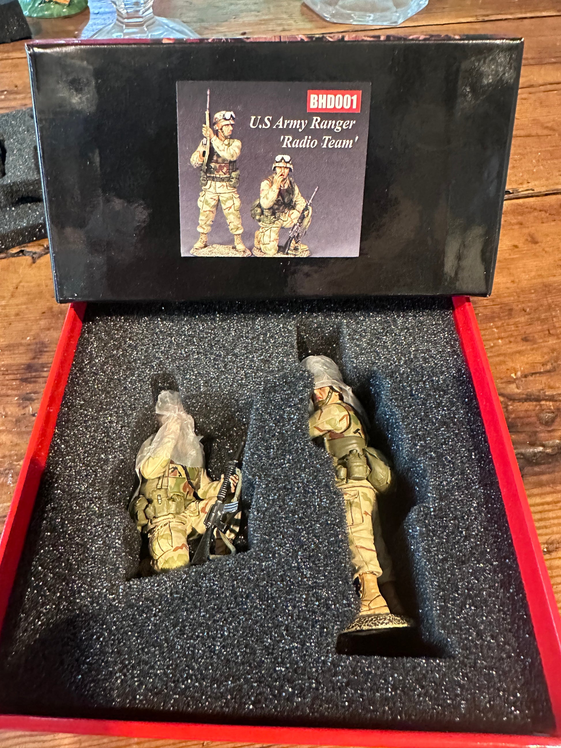 Ranger Radio Team presented in classic red collector's box.