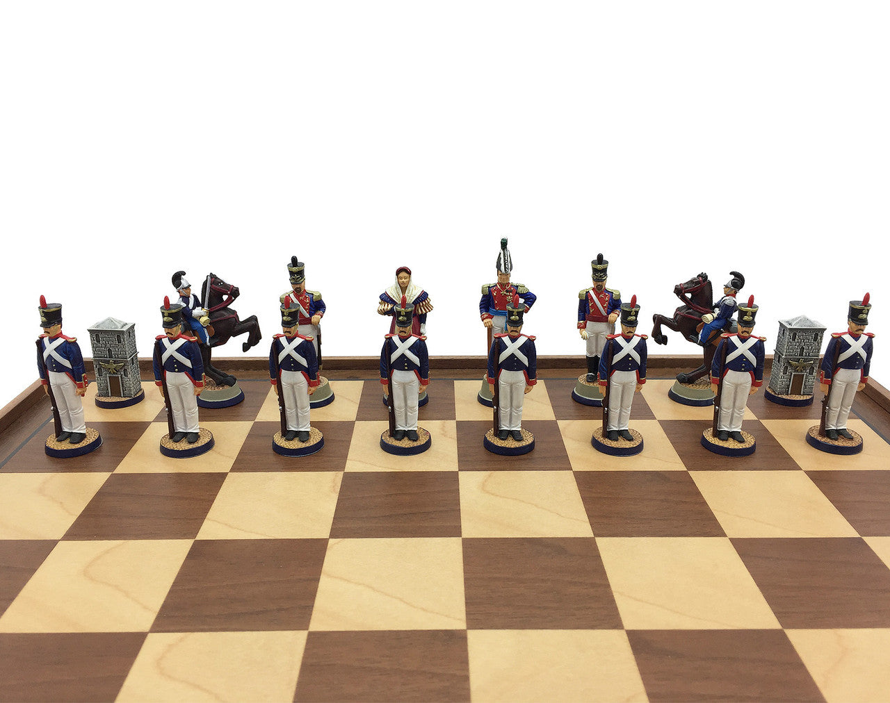 Toy Soldier battle of Alamo chess set. Mexican army.