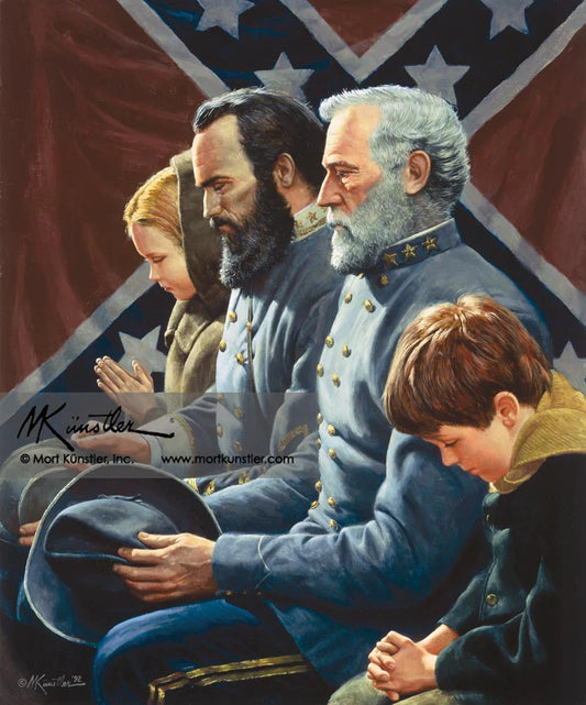 Mort Künstler wall art print The Generals Were Brought to Tears.