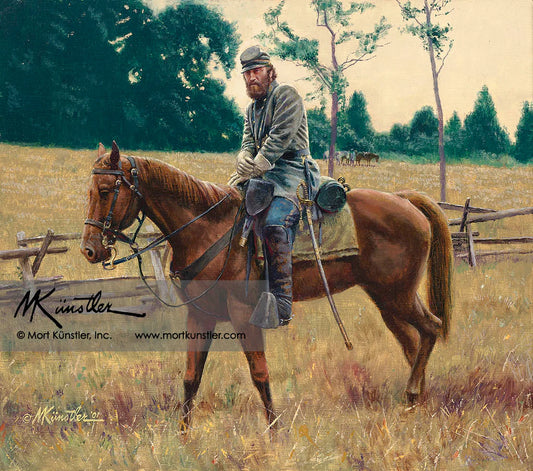 Mort Künstler wall art print Stonewall Jackson on Little Sorrel.