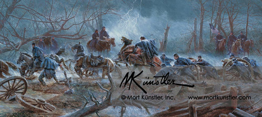 Mort Künstler wall art print The Mud March. Union soldiers.