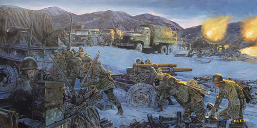 James Dietz wall art print Chosin Fires.