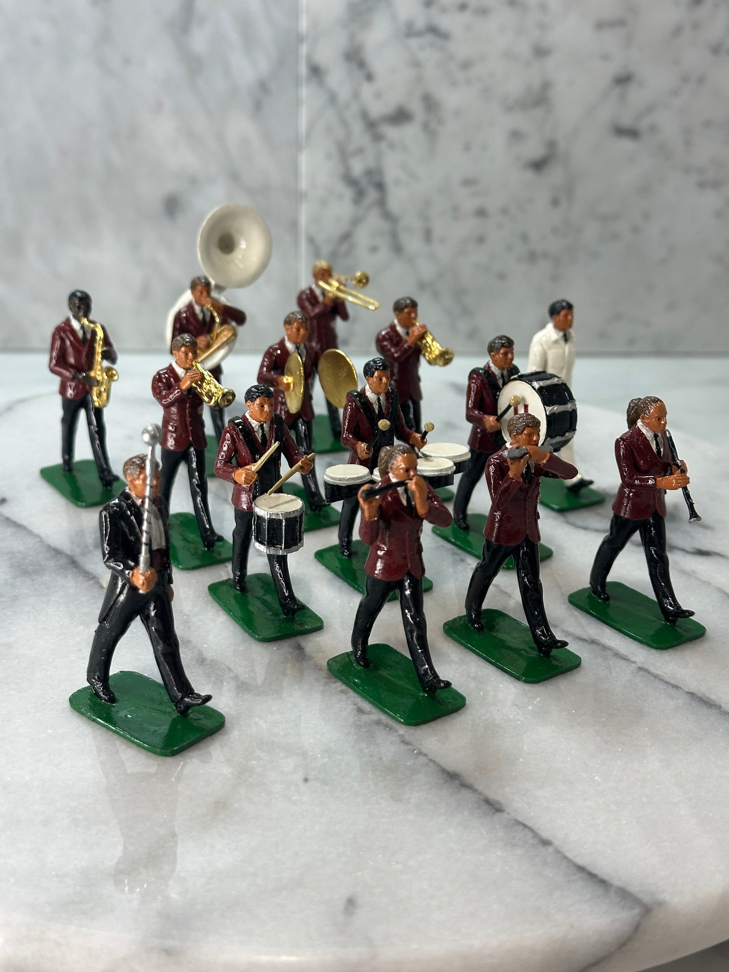 Collectible figurine set Harvard University Band.