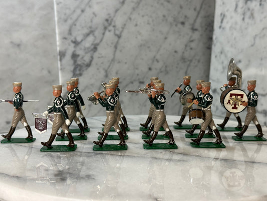 Collectible toy soldier miniature army men Fightin' Texas Aggie Band.