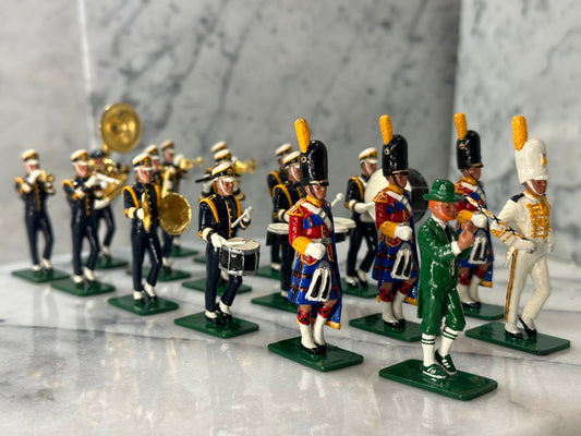 Collectible toy soldier miniature set Notre Dame Band of the Fighting Irish.